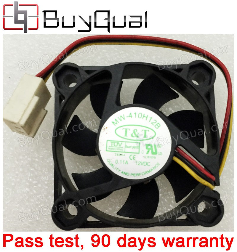 T&T MW-410H12B 12V 0.11A 3wires Cooling Fan- Used