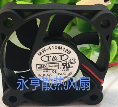 T&T MW-410M12B 12V 0.09A 2wires cooling fan