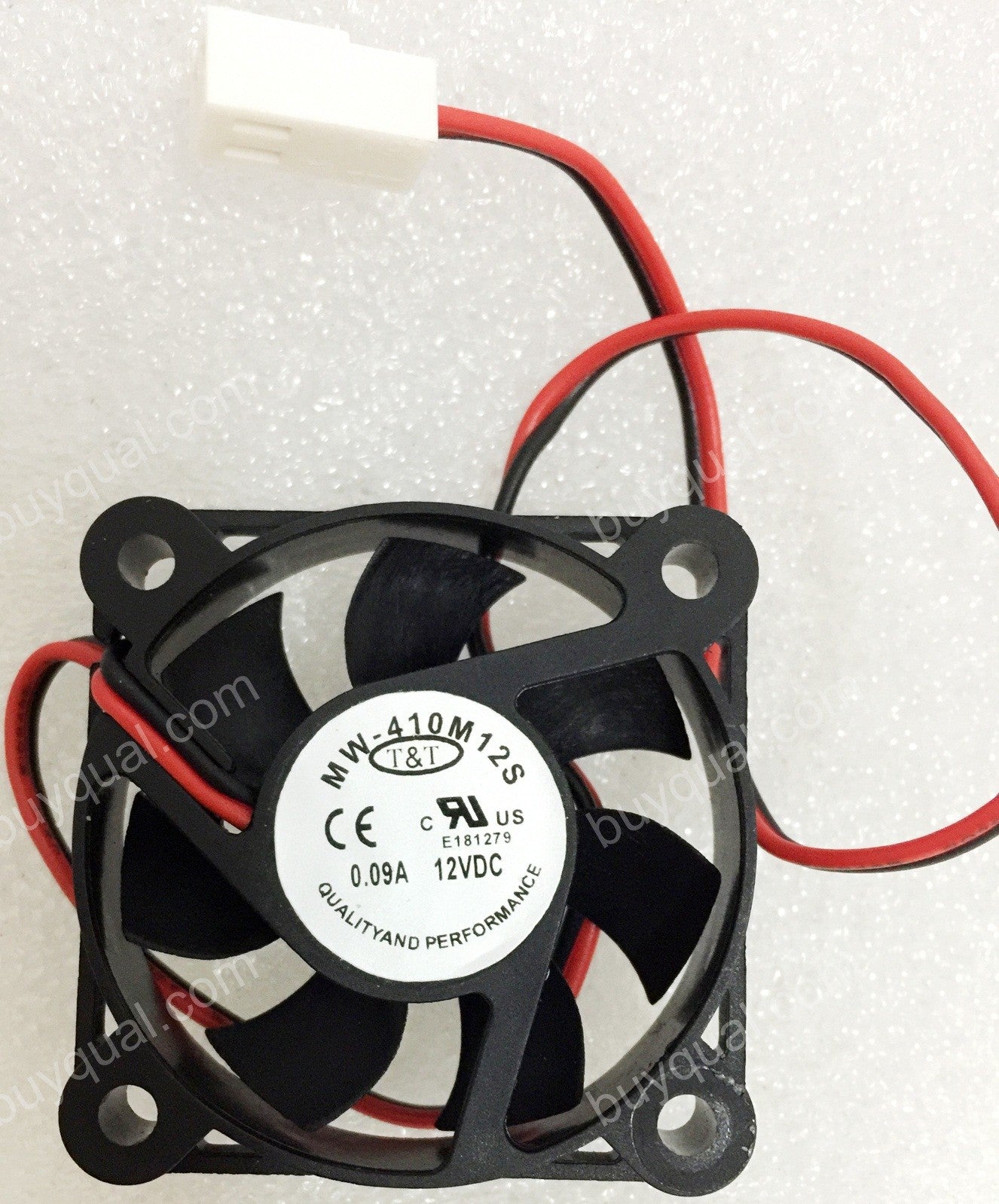 T&T MW-410M12S 12V 0.09A 2wires Cooling Fan