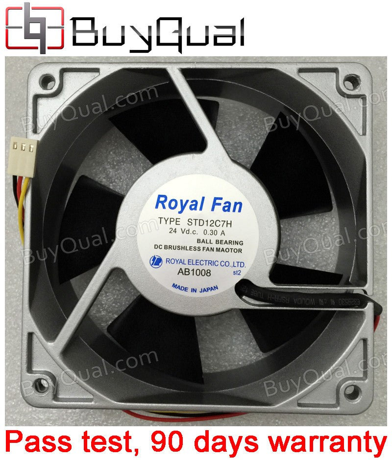 TYPE STD12C7H 24V 0.3A 7.2W 3wires cooling Fan