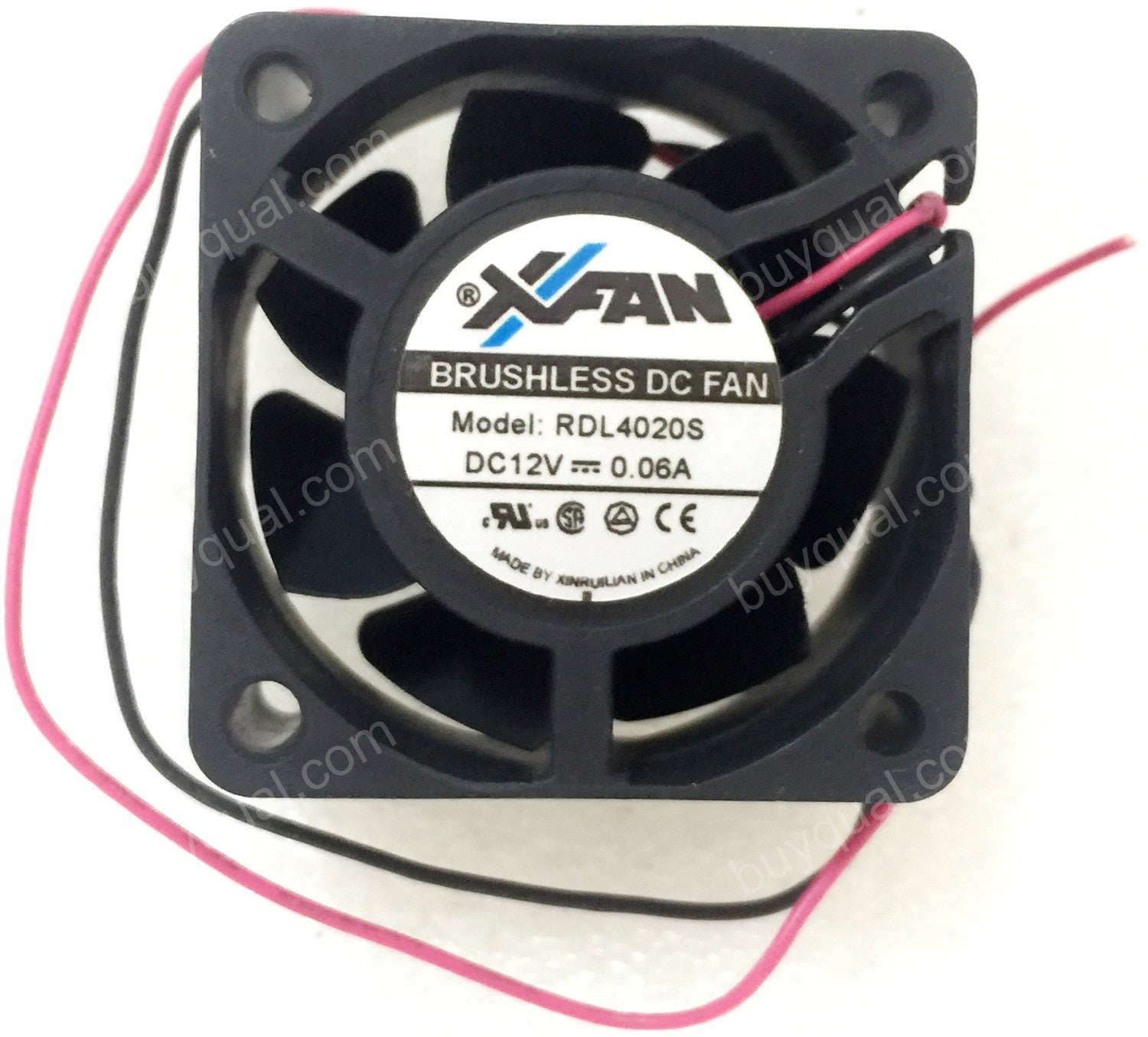 XFAN RDL4020S 12V 0.06A 2wires cooling fan