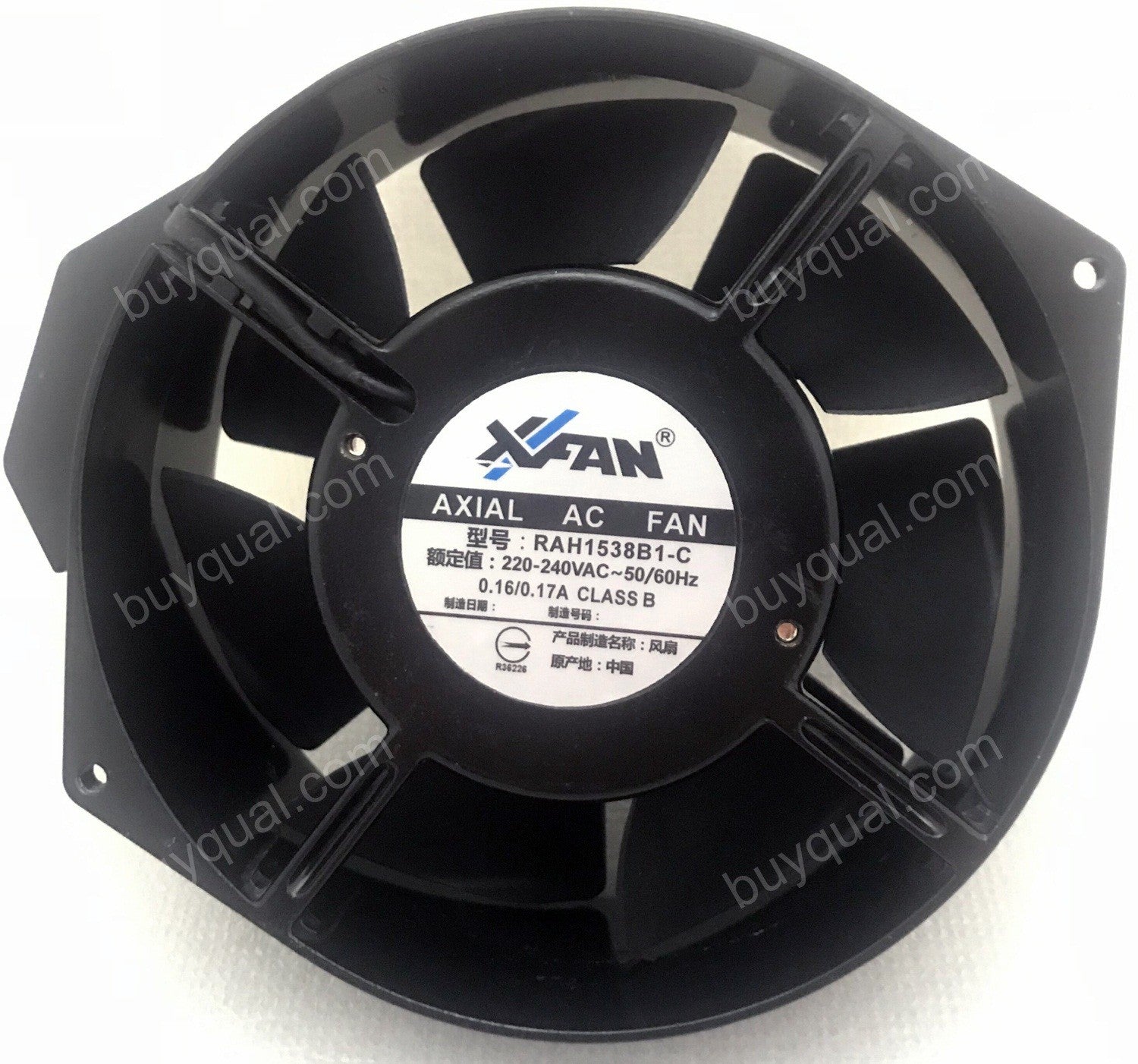 XINRUILIAN RAH1538B1-C 220/240V 0.16/0.17A 2wires cooling fan