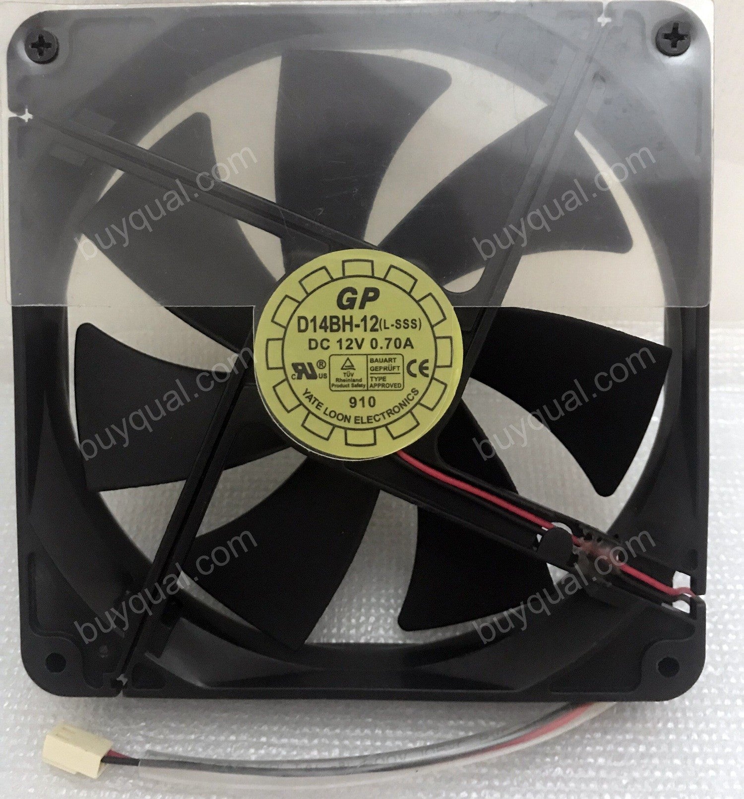 YATE LOON D14BH-12 12V 0.7A 2wires Cooling Fan