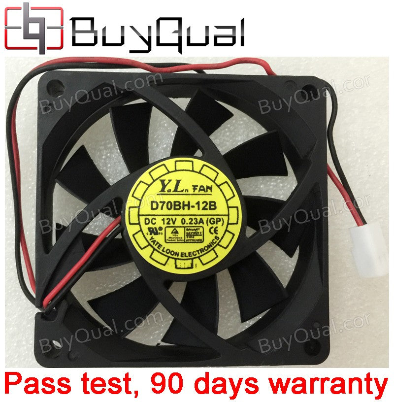 Yate Loon D70BH-12B 12V 0.23A 2wires cooling fan