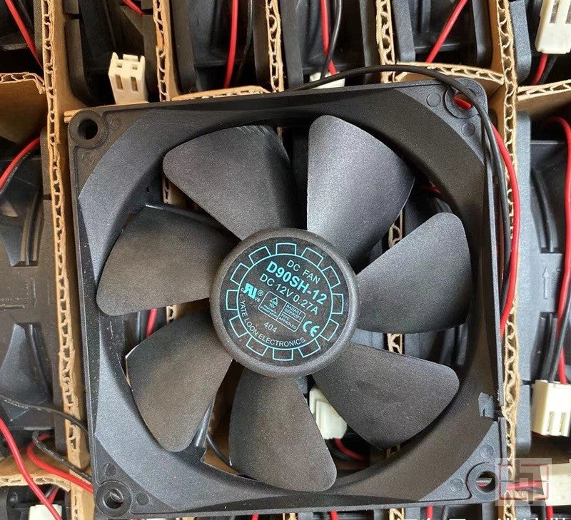Yate Loon D90SH-12 12V 0.27A 3wires cooling fan