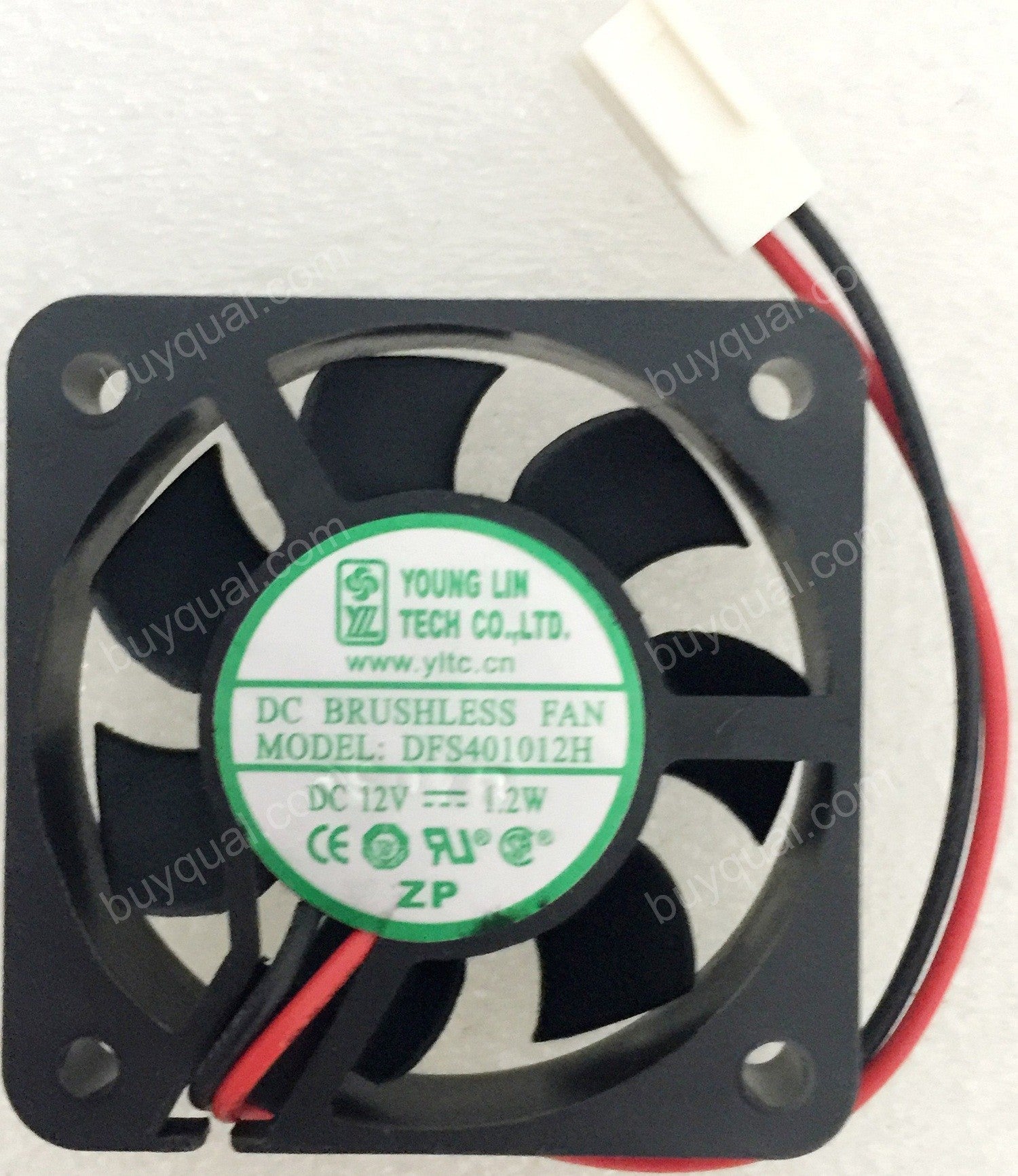 YOUNG LIN DFS401012H 12V 1.2W 2wires cooling fan