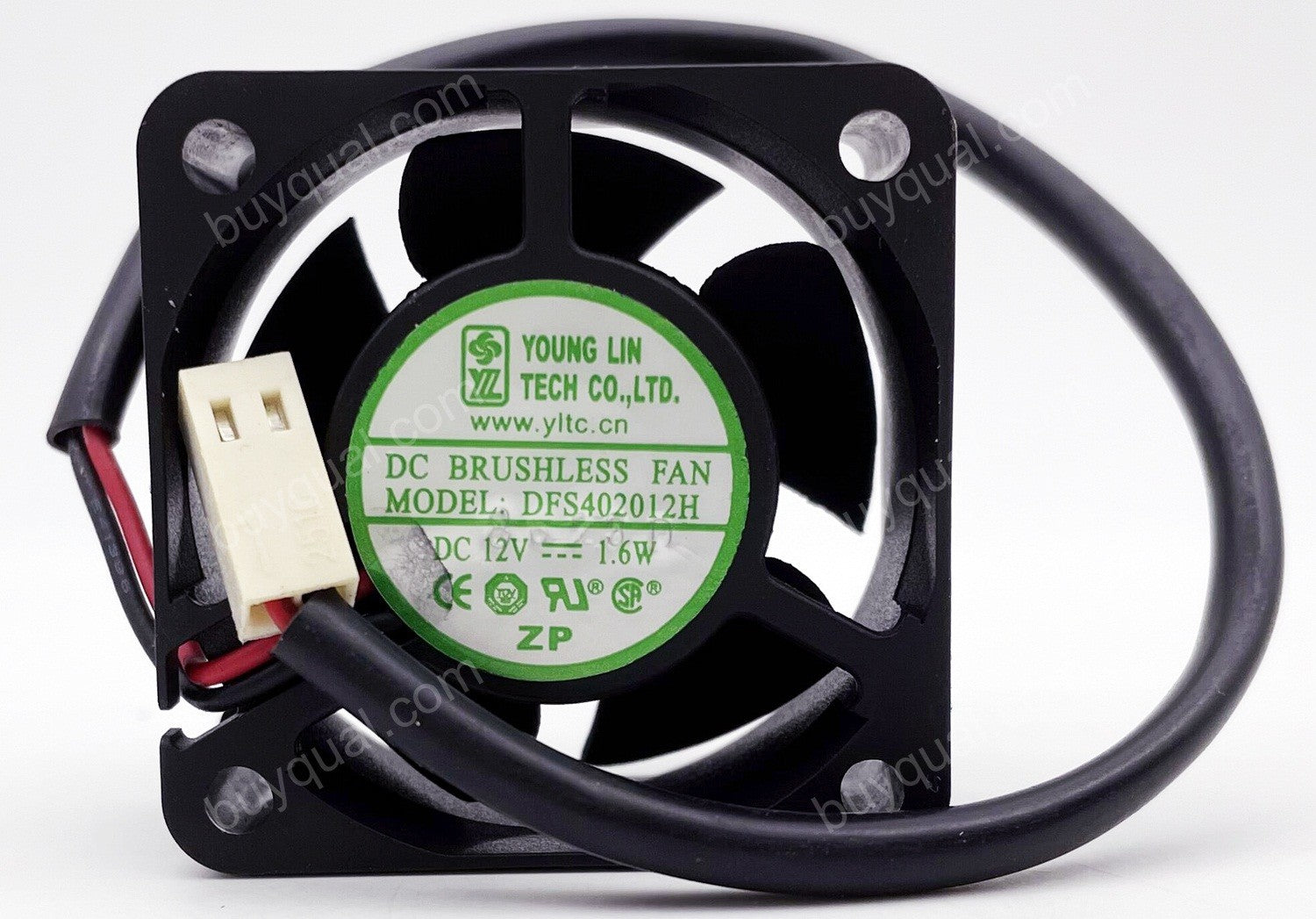 YOUNG LIN DFS402012H 12V 1.6W 2wires Cooling Fan