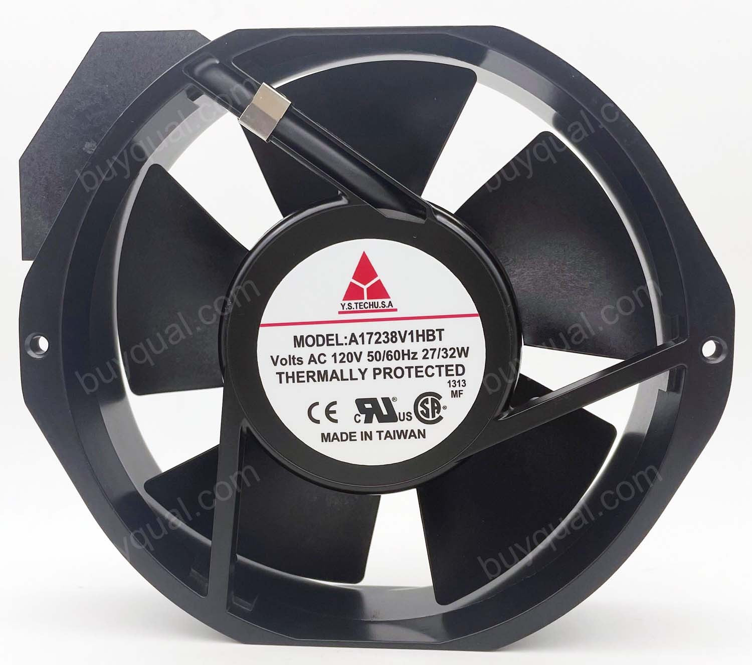 Y.S.TECH A17238V1HBT 120V 27/32W 2wires Cooling Fan