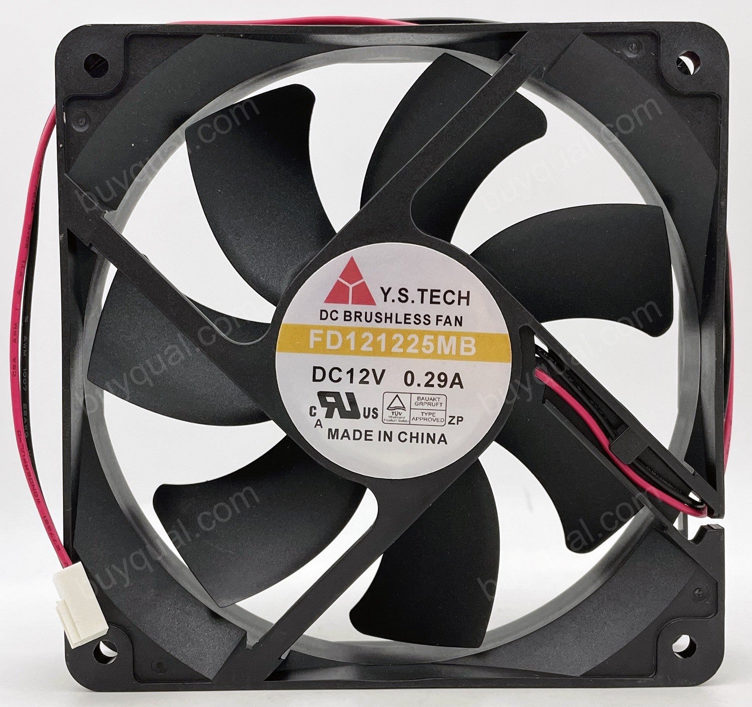 Y.S.TECH FD121225MB 12V 0.29A 2wires cooling fan