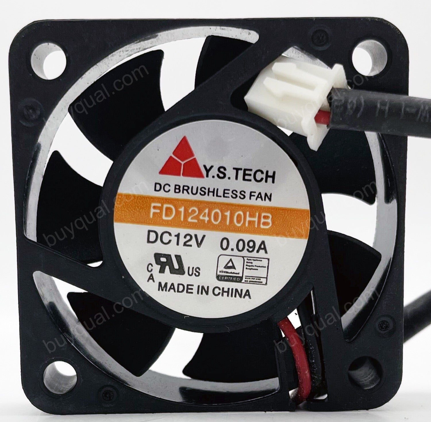 Y.S.TECH FD124010HS FD124010HB 12V 0.09A 2wires Cooling Fan