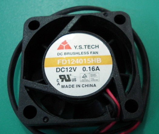 Y.S.TECH FD124015HB 12V 0.16A 2wires Cooling Fan