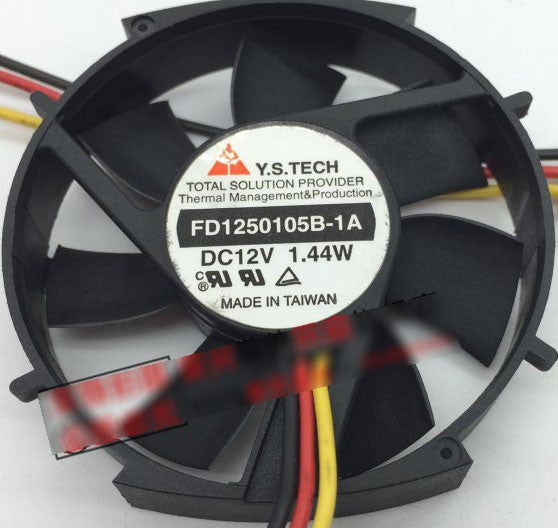 Y.S.TECH FD1250105B 12V 1.44W Cooling Fan