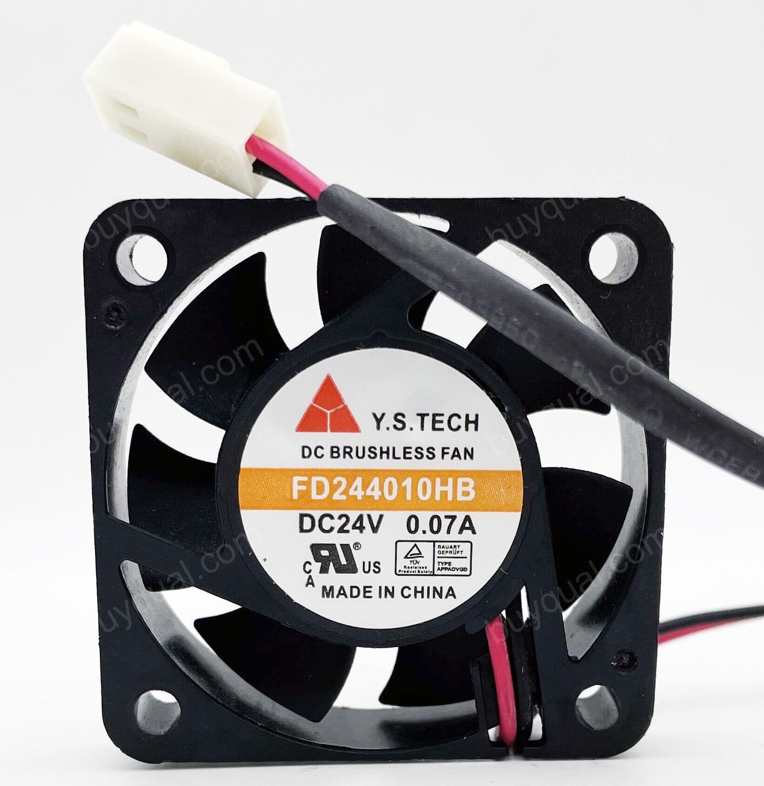 Y.S.TECH FD244010HB 24V 0.07A 2wires Cooling Fan - New