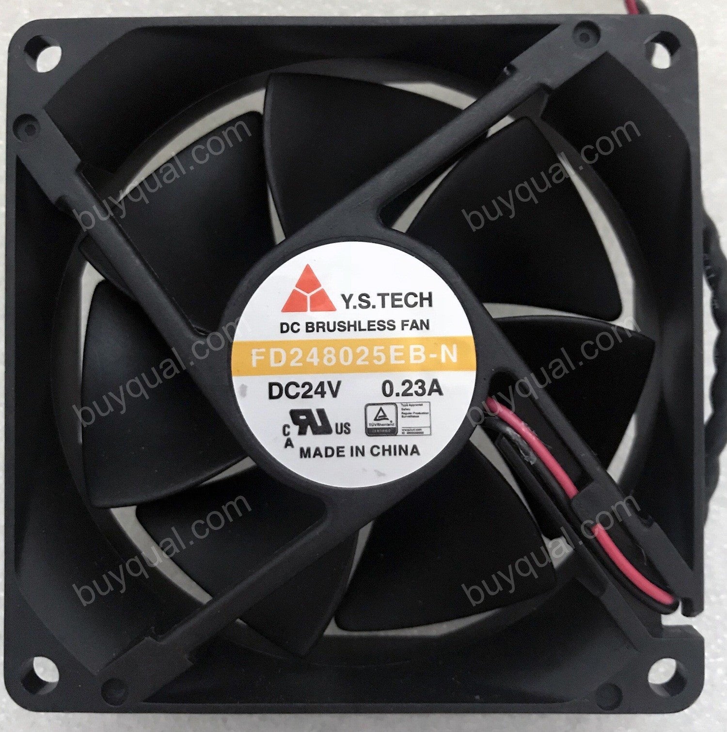 Y.S.TECH FD248025EB-N 24V 0.23A 2wires 3wires Cooling Fan