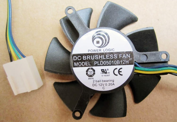 ZOTAC PLD05010B12H : 12V 0.2A 4wires cooling fan